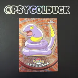 Ekans #23 Topps Chrome - Pokemon Topps TV Animation Chrome A37 - Image 1