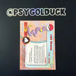 Ekans #23 Topps Chrome - Pokemon Topps TV Animation Chrome A37 - Image 2