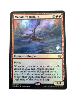 MTG Manaform Hellkite Foil Promo Innistrad: Crimson Vow #170 - Image 1
