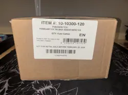 Pokemon TCG: Mega Charizard ex Tin. New. Factory sealed case of 6. - Image 1