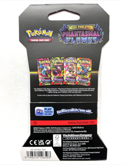 1 - Charizard Sleeved Pokemon TCG Phantasmal Flames Booster Pack Mega Evolution - Image 3