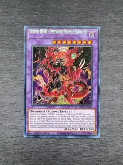 YuGiOh! Destiny HERO - Destroyer Phoenix Enforcer MP22 - Misprint Name Shift NM - Image 1