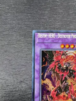 YuGiOh! Destiny HERO - Destroyer Phoenix Enforcer MP22 - Misprint Name Shift NM - Image 4