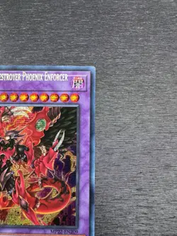 YuGiOh! Destiny HERO - Destroyer Phoenix Enforcer MP22 - Misprint Name Shift NM - Image 5