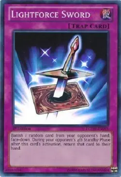 *** LIGHTFORCE SWORD *** SUPER RARE LCYW-EN093 1ST EDITION YUGIOH! - Image 1