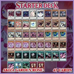 AKIZA GARDEN ROSE STARTER DECK 45 | Black Red White Blue Dragon Witch YuGiOh🔥 - Image 2