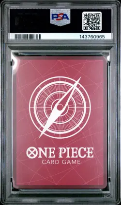 2025 ONE PIECE PROMOS PSA MAGAZINE EXCLUSIVE #001 SHANKS PSA 10 - Image 2