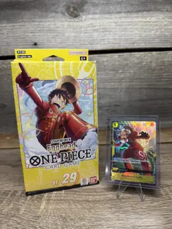 One Piece ST-29 Egghead Starter Deck + Monkey D. Luffy ST29-012 (NO BONUS PACK) - Image 1