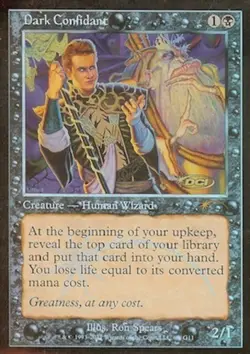 1x Dark Confidant - Foil Near Mint MTG Magic - Kid Icarus - - Image 1