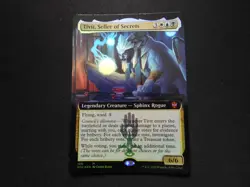 Tivit, Seller of Secrets Extended Art FOIL NM [Commander] Mtg Free Tracking! - Image 1