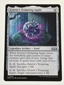 MTG Wilds of Eldraine Eriette's Tempting Apple 0245 NM - Image 1
