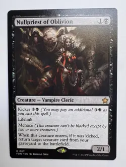 Nullpriest of Oblivion #611 (NM) Foundations FDN Magic MTG - Image 1