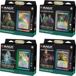 MTG Lord of the Rings: Tales of Middle Earth Commander Deck Set of 4 Free Ship - Image 1