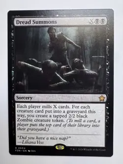 Dread Summons #604 (NM) Foundations FDN Magic MTG - Image 1