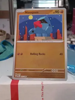 NOSEPASS 037/088 POKEMON PERFECT ORDER ME03 REVERSE HOLO - Image 1