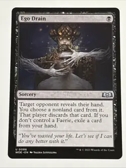 MTG Wilds of Eldraine Ego Drain 0086 NM - Image 1