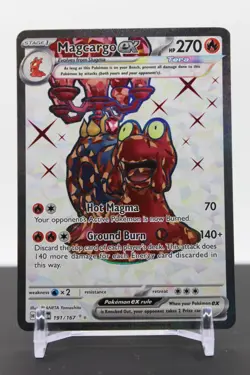 Magcargo ex - 191/167 Holo - Pokemon SV06: Twilight Masquerade (1) - Image 1
