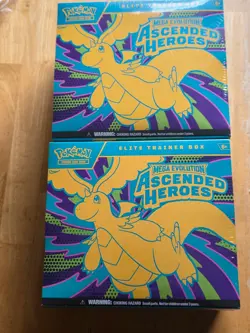 2x Pokemon TCG Ascended Heroes Elite Trainer Box ETB NEW & SEALED **IN HAND** - Image 1