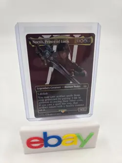 Noctis, Prince of Lucis FOIL NM MTG Final Fantasy Borderless - Image 1