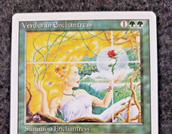 Verduran Enchantress Magic the Gathering Revised (Never Played) MINT MTG (D1K6) - Image 3