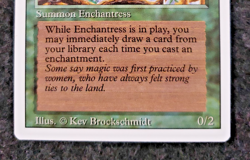 Verduran Enchantress Magic the Gathering Revised (Never Played) MINT MTG (D1K6) - Image 5