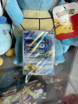 Pokemon TCG: Piplup - Illustration Rare Holo ME02: Phantasmal Flames 098/094 NM - Image 1