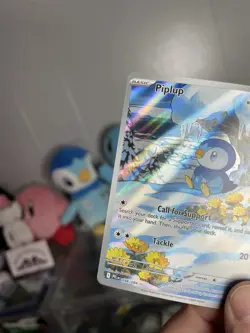 Pokemon TCG: Piplup - Illustration Rare Holo ME02: Phantasmal Flames 098/094 NM - Image 4