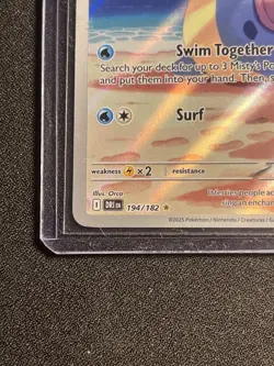 Pokemon TCG Misty's Lapras 194/182 Destined Rivals Holo - Image 3