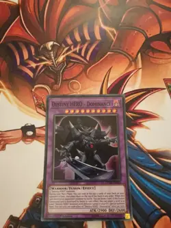 Yugioh Destiny Hero-Dominance DANE-EN031 Super Rare Near Mint Yugioh Card - Image 1