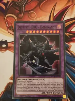 Yugioh Destiny Hero-Dominance DANE-EN031 Super Rare Near Mint Yugioh Card - Image 2