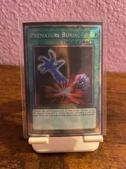 YuGiOH Premature Burial (Platinum Secret Rare) RA03-EN - Image 1