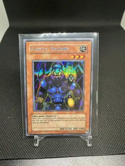 Yugioh Kinetic Soldier WC4-002 Prismatic Secret Unlimited Moderately Played - Image 1