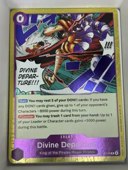 OP13-076 Divine Departure R English NM One Piece TCG Card Game - Image 1