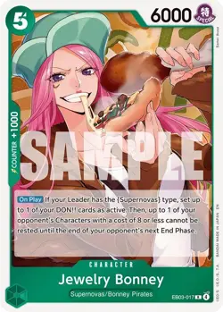 One Piece TCG - [EB-03-EB03-017] - Jewelry Bonney (Foil) Extra Booster: One P... - Image 1