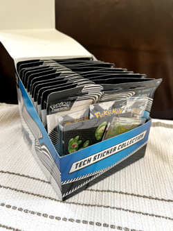 Pokemon Black Bolt SV10.5 3-Pack Tech Sticker Collection Display Lot Of 12 NEW - Image 2