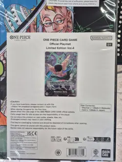 One Piece TCG Official Playmat Limited Edition Vol.4 + Zoro Promo Card ENG - Image 4