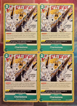 4x Charlestone OP05-038 Common Englisch PLAYSET NM One Piece - Image 1