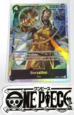 One Piece OP02-114 SR Borsalino - English - Foil - TCG - NM/M - Image 1