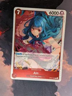 Ain OP07-002 500 Years in the Future One Piece TCG Card - Image 1