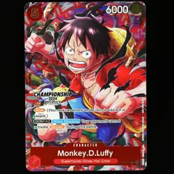 One Piece TCG | Monkey.D.Luffy | ST01-012 | Englisch | Championship 2024 Stamp - Image 1