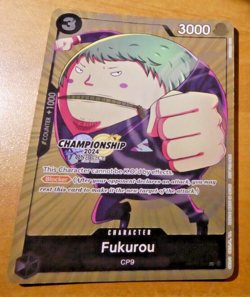 ONE PIECE ENGLISH CARD CHAMPIONSHIP HOLO GAME CARTE Fukurou OP03-088 EN NM - Image 1