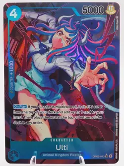 One Piece TCG, Ulti OP05-043 Alt Art SR, Awakening of The New Era - Image 1