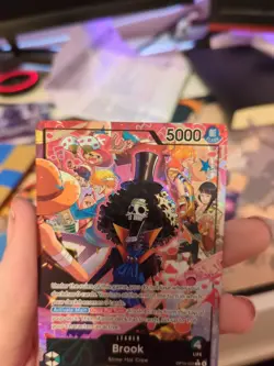 OP15-022 - Brook Alt Art Leader Adventure on Kami’s Island One Piece English - Image 2
