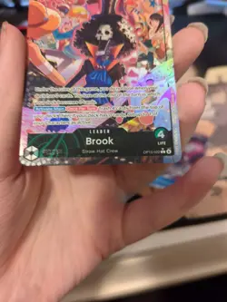 OP15-022 - Brook Alt Art Leader Adventure on Kami’s Island One Piece English - Image 3