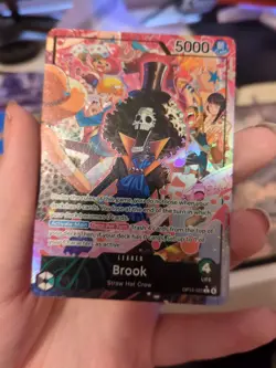 OP15-022 - Brook Alt Art Leader Adventure on Kami’s Island One Piece English - Image 4