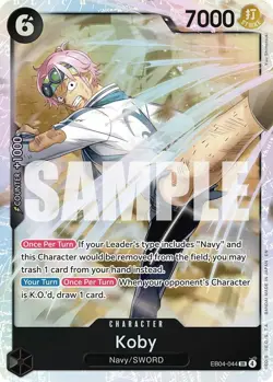 One Piece TCG - [EB04-044] - Koby (EB04-044) Adventure on Kami's Island - Image 1