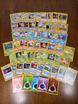 Pokemon Base Set Uncommon/Common WotC - 59 Card Lot 1 LP/MP - Image 1