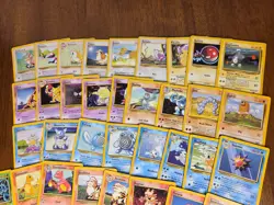Pokemon Base Set Uncommon/Common WotC - 59 Card Lot 1 LP/MP - Image 2