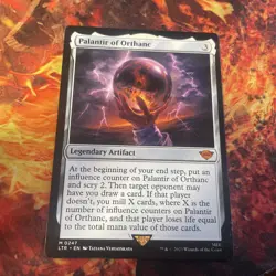 Magic: The Gathering Palantir of Orthanc Legendary Artifact Mythic Card 247 - Image 1