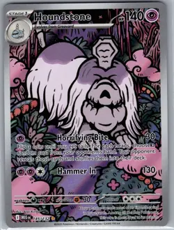 Houndstone 145/132 ME01: Mega Evolution - Pokemon Card - NM - Image 1